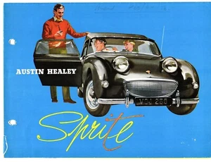 Austin Healey Sprite Mk1 1958-1961 UK Market Sales Brochure Frogeye FAIR - Picture 1 of 3