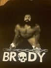 Bruiser Brody Black T-Shirt Size Small Wrestling WCCW WWF AWA NJPW WWE