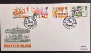 GB QEII 1983 Conjunto de Ferias Británicas en Cubierta de Primer Día sin Dirección, Northampton S/H/S - Imagen 1 de 1