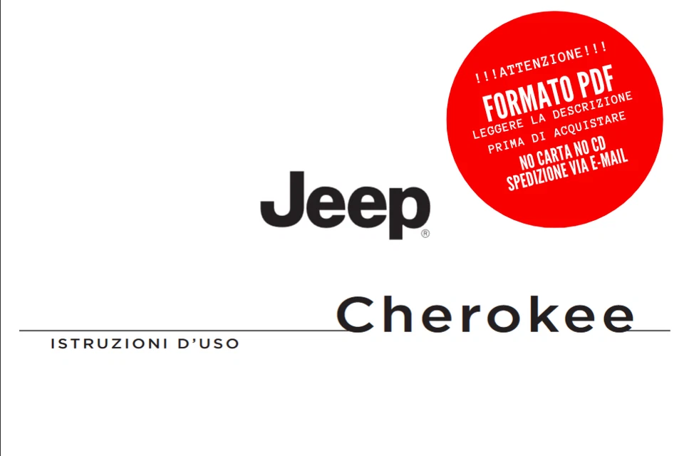Libretto manuale istruzioni uso e manutenzione in PDF Jeep Cherokee KK 2008-2012 - Immagine 1 di 1