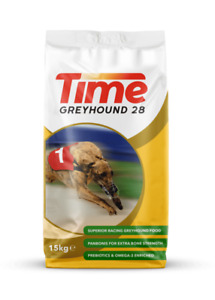 Time Gain 28 Greyhound Gain Racing Greyhound Dog Food 15Kg FREE DELIVERY-