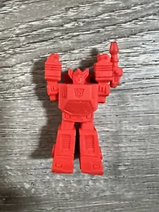 Sunstreaker #11 - Red Transformers Rubber Figure - Decoy / Keshi Very Good - Picture 1 of 4