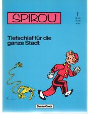 SPIROU Nr. 1 / TIEFSCHLAF FÜR DIE GANZE STADT / Carlsen Comics 1982