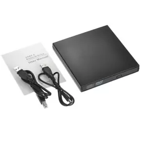 12.7mm USB 2.0 Slim External Case Enclosure for SATA BD CD DVD RW Burner Drive - Picture 1 of 8