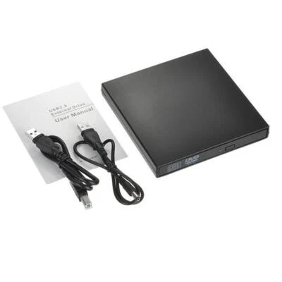 12.7mm USB 2.0 Slim External Case Enclosure for SATA BD CD DVD RW Burner Drive - Image 1 of 4