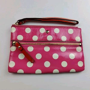 Kate Spade NY Carlisle Street Polka Dot Wristlet Pouch Clutch Wallet - Picture 1 of 5