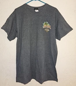 Harley-Davidson Orlando Tropical Sunset T-Shirt Charcoal Graphic Large Palm Rare - Picture 1 of 3