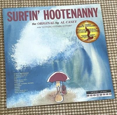 AL CASEY & THE K-C-ETTES - surfin' hootenanny - GREEN VINYL LP - RSD 2016 - MINT - Image 1 of 4
