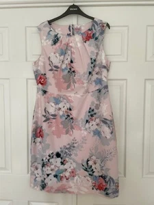 Phase Eight pink floral dress Size 16 - Picture 1 of 7