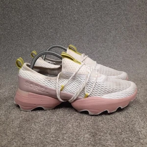 Sorel Kinetic Impact White Pink Lace Running Shoes Womens Size 11 NL4694-101 - Picture 1 of 22