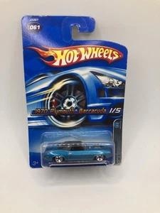 Hot Wheels Mopar Madness 1970 Plymouth Barracuda blau Sammlernummer 061 - Bild 1 von 4