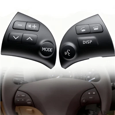 2× Steering Wheel Control Switch Button Cover 84250-33190-C0 Fit for Lexus ES350 Foto 1 de 4