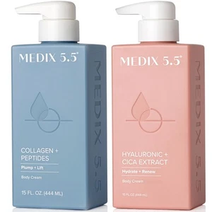 Firming Collagen Cream + Hyaluronic Acid Body Lotion 2PC Set, Anti Aging Firm... - Picture 1 of 9