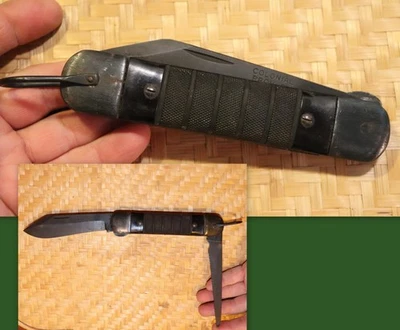 Cuchillo de supervivencia plegable piloto/tripulación aérea Segunda Guerra Mundial Colonial Foto 1 de 4
