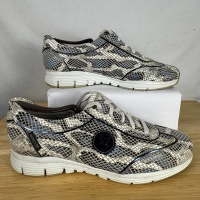 Tenis Mephisto Runoff Air Jet con estampado de piel de serpiente para mujer 8,5 gris animal Foto 1 de 4