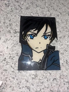 Handgefertigte Anime Glasmalerei von Kirito aus Sword Art Online - Bild 1 von 2
