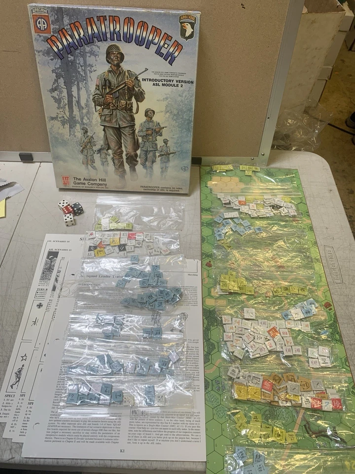 paratrooper introductory version asl module 2 - avalon hill 1986 - Image 1 of 4