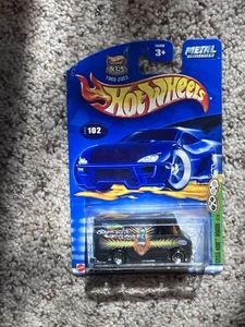 2002 HOT WHEELS GRAVE RAVE WAGON #102 4/4 - Picture 1 of 1