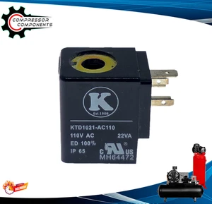 Kingston KTD-S-B-24 Replacement 110 Volt Coil For Kingston Timed Electric Drain - Picture 1 of 8