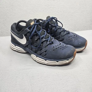 Nike Lunar Fingertrap TR Cross Training Sneakers Mens Size 9.5 Midnight Navy - Picture 1 of 19