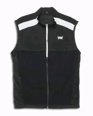 Мужская рубашка для гольфа PXG через плечо в полоску перфорированный жилет 2XL черная Parsons Xtreme  - Изображение 1 из 4