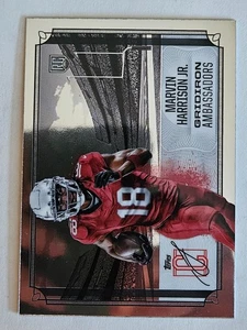 Marvin Harrison Jr - 2024 Topps Signature Class Gridiron Ambassadors Insert Card - Picture 1 of 2