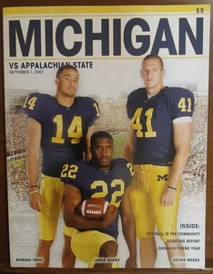 2007 Michigan vs. Appalachian State Football Program - Picture 1 of 1