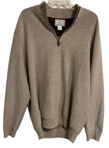 Jos A Bank 1905 1/4 Zip Wool Nylon Pullover Sweater Men’s Sz 2XL - Picture 1 of 5