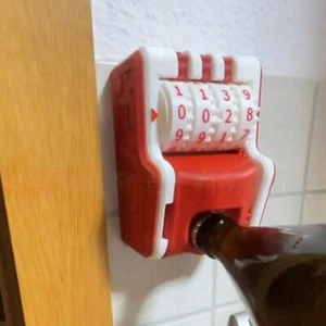 NEU Theken Flaschenöffner Wandmontage Bar Bier Soda Dosenöffner mit präziser Anzahl - Bild 1 von 12
