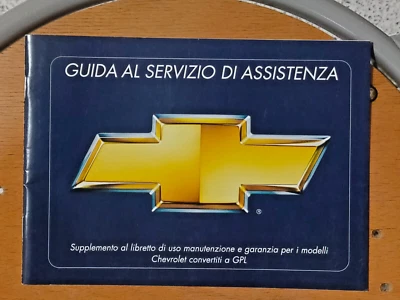 Libretto garanzia CHEVROLET per modelli convertiti a GPL - Immagine 1 di 4