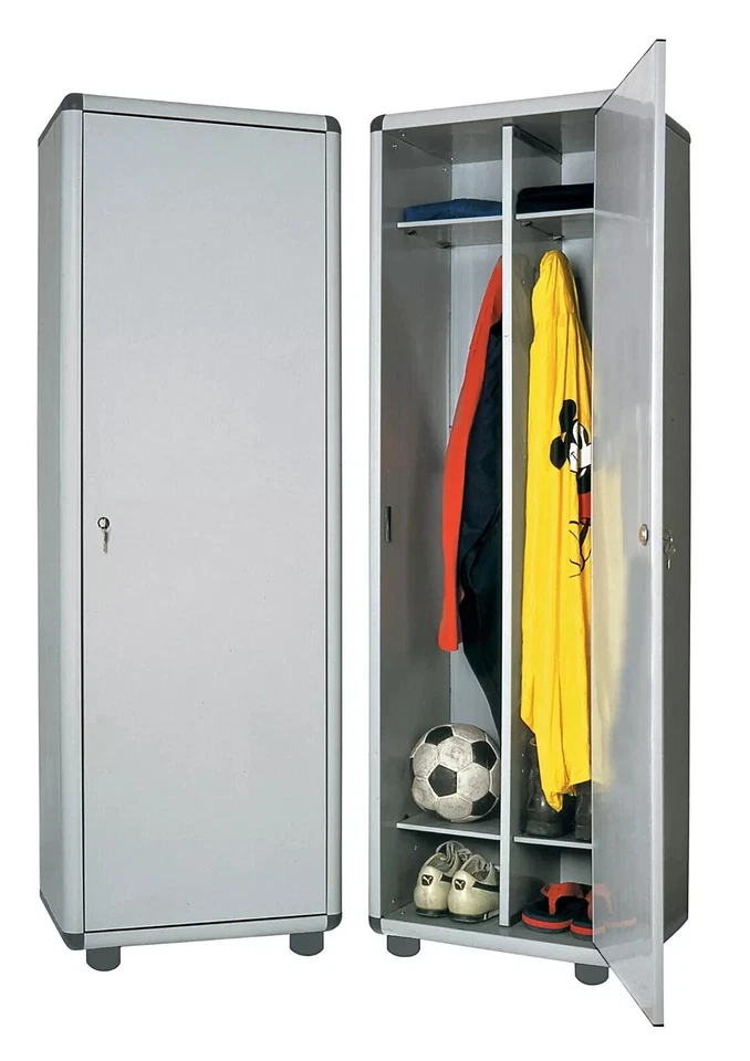 GAROFALO Mobiletto Spogliatoio in Resina SPORCO/PULITO Interno Esterno 1 Anta 59x39x175h