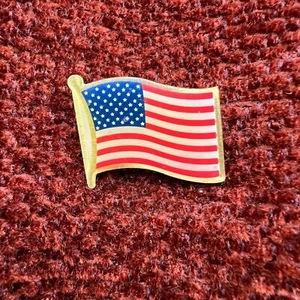 Motorrad Abzeichen Amerikanische Flagge Emblem, Motorrad Weste Pin - Bild 1 von 1