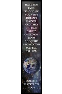 You Matter | Bookmark | Pack of 50 | Christian Gospel Tracts | Bible Tracts - Photo 1 sur 4