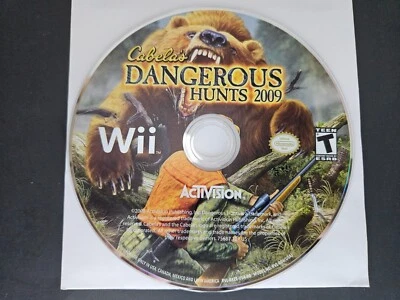 Cabela's Dangerous Hunts 2009 (Nintendo Wii, 2008) Disc Only Tested - Image 1 of 4