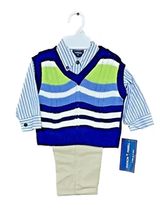 Baby Hudson Ferrell 3 Pc Vest Set Infant Boys Sz 24 Month Special Occasion - Picture 1 of 3