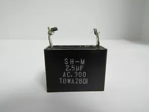 SH-M 2,5uF AC. 300 TOWA 2801 KONDENSATOR - Bild 1 von 4