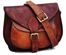 Bag Leather Vintage Shoulder Purse Brown Handbag Messenger Women's handmade