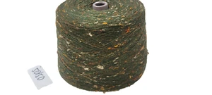 Lana hilo tejer | verde/marrón efecto lana virgen hilo de tejer a mano 800gr | sw190 - Imagen 1 de 6