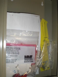 MMF KEKAB-40 w/DUAL HIGH SECURITY LOCKS Wall Mounted 40 Tag Key Cabinet - Picture 1 of 5
