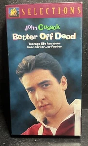 Better Off Dead VHS Tape With Cover John Cusack Comedy Very Nice Condition - Imagen 1 de 2