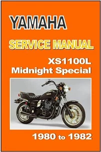 YAMAHA Workshop Manual XS1100 XS1100L 1980 1981 & 1982 Midnight Special Repair - Picture 1 of 8