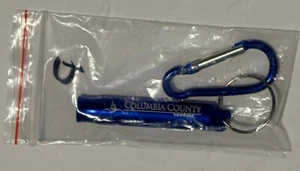 Columbia County GA Aluminum Emergency Survival Whistle Keychain Keyring Outdoor - Picture 1 of 1