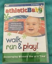 NEW, WRAPPED DVD. ATHLETIC BABY, WALK, RUN & PLAY! DVD. 3 MONTHS +