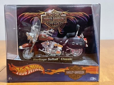 Hot wheels Harley Davidson Heritage Softail Classic 1:18 scale 2001 - Image 1 of 4