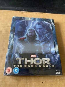 Marvel's Thor The Dark World Zavvi Lenticular UK BLU RAY STEELBOOK NEW & SEALED - Picture 1 of 4