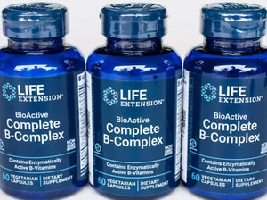 B-Complex 180 Cap Bundle Life Extension BioActive Complete B Vitamin - Bild 1 von 3