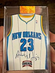 2012-13 Panini Threads Anthony Davis Rookie ON CARD Auto Die-Cut Jersey SP #17 - Picture 1 of 2