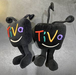 2x Tivo plush TV Antenna Advertising Adult Plush Collectible Figure Stuffed