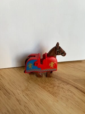 NUEVO CABALLO LEGO con BARDING castillo caballero león medieval 10305 animal Foto 1 de 4