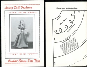 Living Doll Fashions Janice Rose DATE TIME Bk 11  11.5" Fashion Doll Patterns - Picture 1 of 3